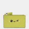 Anya Hindmarch Kawaii Wink Zip Card Case -Fashion Bag Shop 5050925190060 FRONT