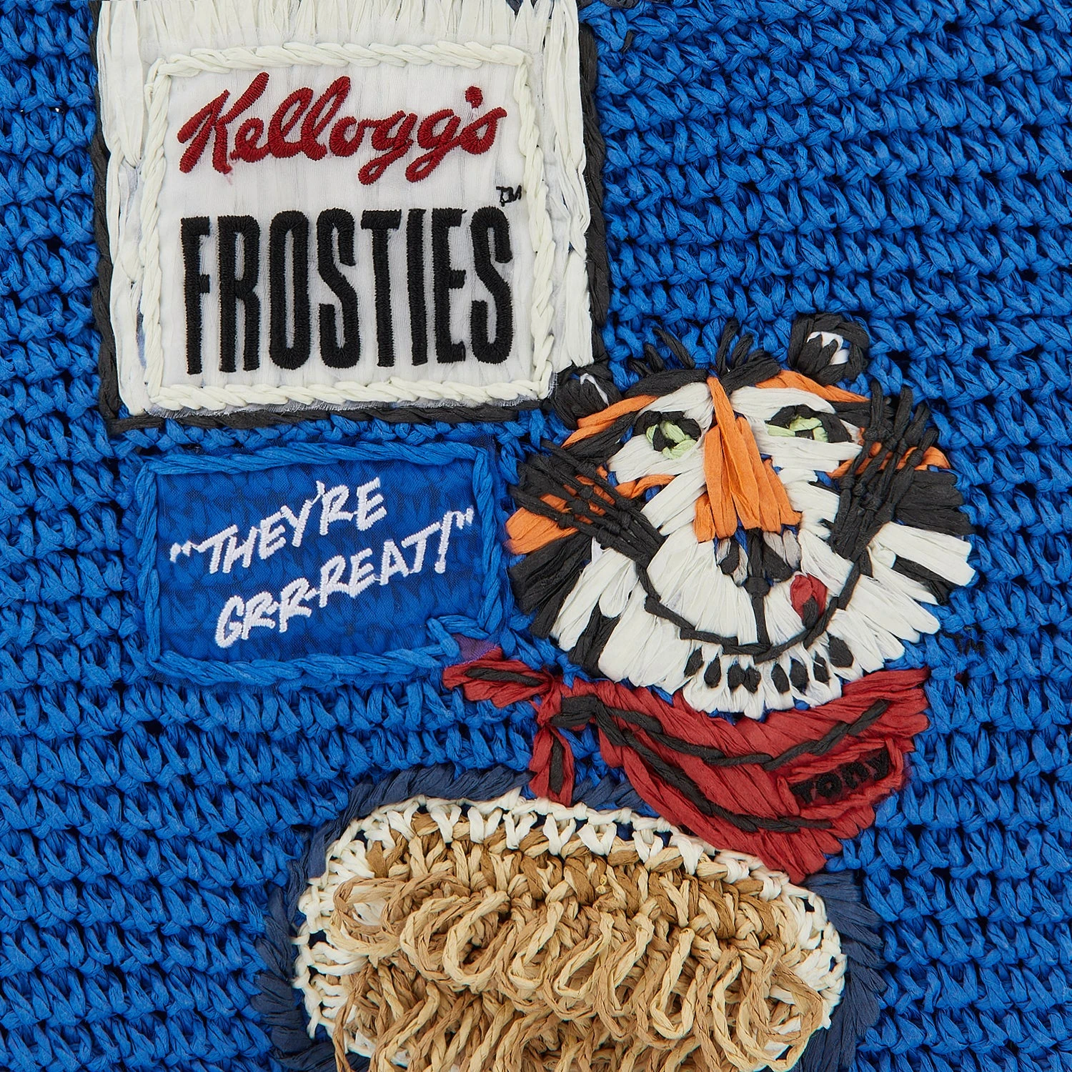 Anya Hindmarch Anya Brands Frosties Raffia Mini Tote 7 Anya Hindmarch Anya Brands Frosties Raffia Mini Tote - Image 5