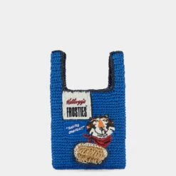 Anya Hindmarch Anya Brands Frosties Raffia Mini Tote