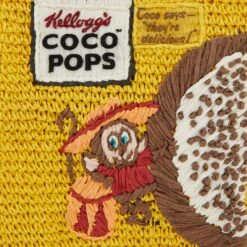 Anya Hindmarch Anya Brands Coco Pops Raffia Mini Tote -Fashion Bag Shop 5050925190282 DETAIL