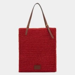 Anya Hindmarch Anya Brands Pringles Raffia Tote -Fashion Bag Shop 5050925190299 BACK c805a9d8 5649 4210 b8b6 94c2ea311b77