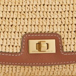 Anya Hindmarch Raffia Tube Bag -Fashion Bag Shop 5050925190565 DETAIL