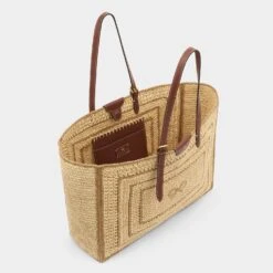 Anya Hindmarch Raffia Bow Tote -Fashion Bag Shop 5050925190572 INSIDE 07932c60 300b 4824 9447 60af556d5c63