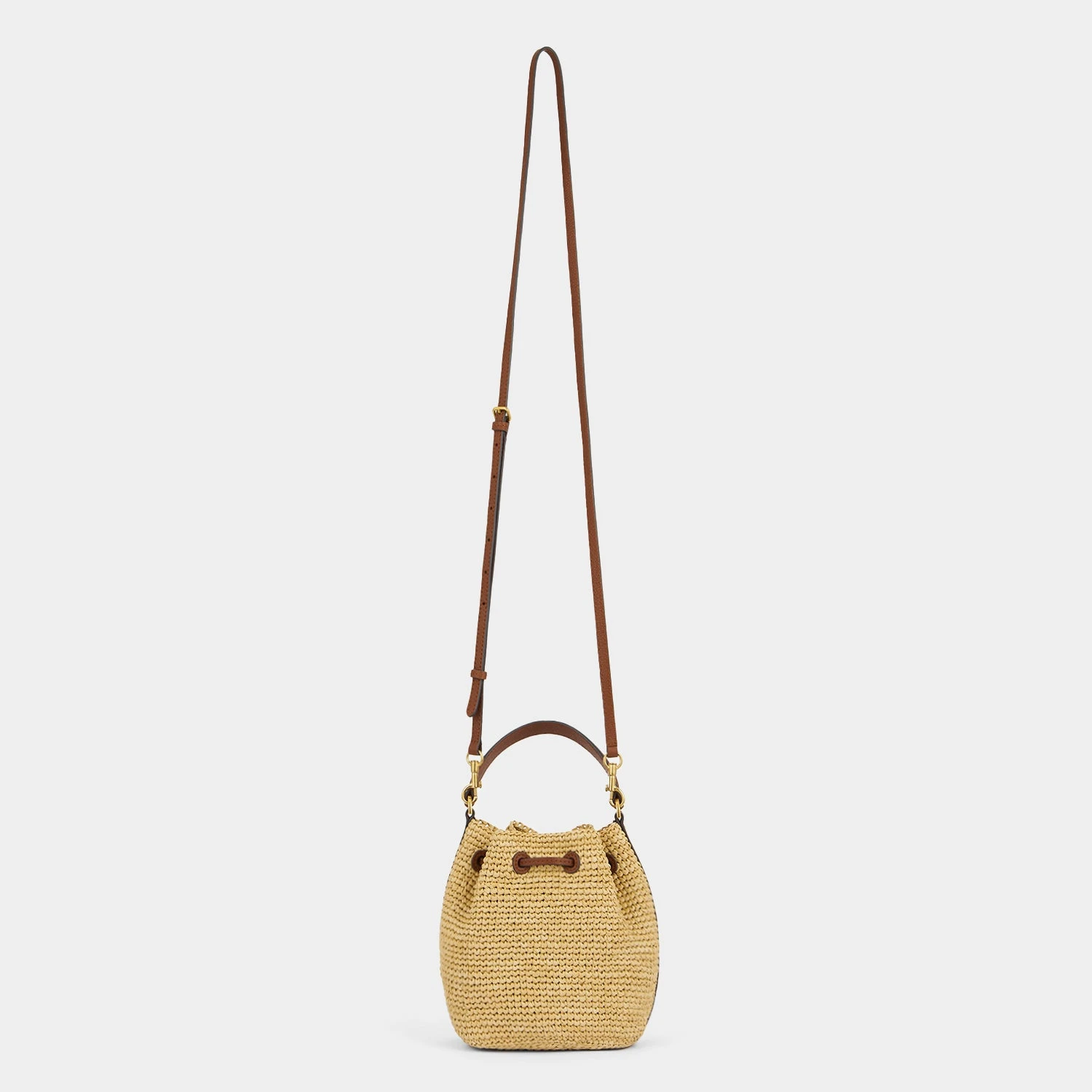 Anya Hindmarch Raffia Eyes Drawstring Cross-body 7 Anya Hindmarch Raffia Eyes Drawstring Cross-body - Image 5
