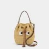 Anya Hindmarch Raffia Eyes Drawstring Cross-body -Fashion Bag Shop 5050925190749 FRONT