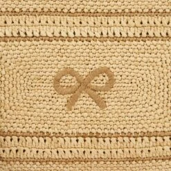 Anya Hindmarch Raffia Bow Georgiana Clutch -Fashion Bag Shop 5050925190763 DETAIL c98ce19c b276 45a4 a52f eebf28f0a64c