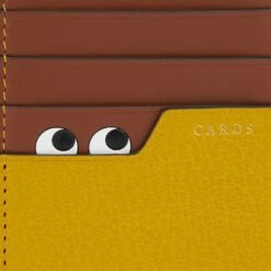 Anya Hindmarch Peeping Eyes Zip Card Case -Fashion Bag Shop 5050925191180 DETAIL