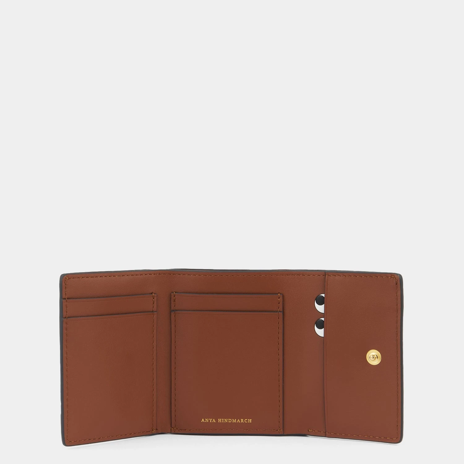 Anya Hindmarch Peeping Eyes Mini Trifold Zip Wallet 6 Anya Hindmarch Peeping Eyes Mini Trifold Zip Wallet - Image 4