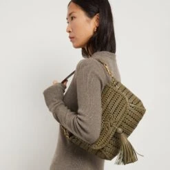 Anya Hindmarch Neeson Tassel Shoulder Bag -Fashion Bag Shop 5050925191838 577