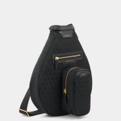 Anya Hindmarch Logo Padel Racquet Cover -Fashion Bag Shop 5050925191968 ANGLE