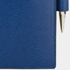 Anya Hindmarch Bespoke A5 Two Way Journal -Fashion Bag Shop BESPOKE 20A5 20TWO 20WAY 20JOURNAL 20IN 20LONDON 20GRAIN COBALT5