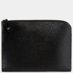 Anya Hindmarch Bespoke Small Document Case -Fashion Bag Shop Bespoke Small Document Case LG Black 1