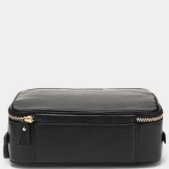 Anya Hindmarch Bespoke Zipped Wash Bag -Fashion Bag Shop Bespoke 20Zipped 20Wash 20Bag 20in 20Butter 20Leather 20Chocolate 2