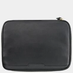 Anya Hindmarch Bespoke Zipped Wash Bag -Fashion Bag Shop Bespoke 20Zipped 20Wash 20Bag 20in 20Butter 20Leather 20Chocolate 5