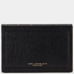 Anya Hindmarch Bespoke Folded Card Case 8 Anya Hindmarch Bespoke Folded Card Case -Fashion Bag Shop Folded 20Card 20Case 20in 20Black 2