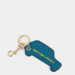 Anya Hindmarch Bespoke Car Charm -Fashion Bag Shop KEYRING CAR FLAT
