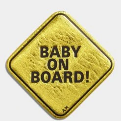 Anya Hindmarch Baby On Board Leather Sticker