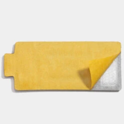 Anya Hindmarch Batteries Not Included Sticker -Fashion Bag Shop Stickers Batteries Not Included in Pale Gold Metallic Capra 3