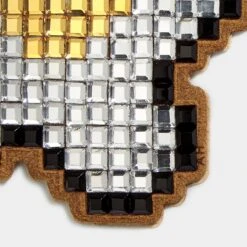 Anya Hindmarch Egg Diamante Sticker -Fashion Bag Shop Stickers Egg in White Crystals 2