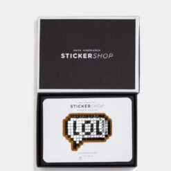 Anya Hindmarch LOL Crystal Sticker -Fashion Bag Shop Stickers LOL in White Crystals 4