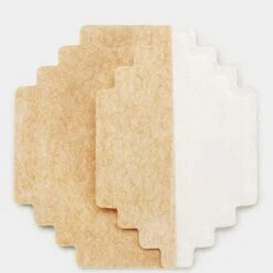 Anya Hindmarch Pixel Smiley Sticker -Fashion Bag Shop Stickers Pixelated Smiley in Mustard Capra 2