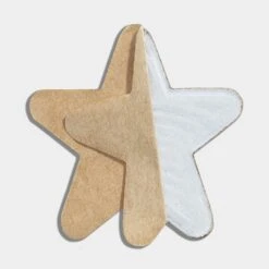 Anya Hindmarch Star Rainbow Sticker -Fashion Bag Shop Stickers Star Rainbow in Pale Gold Capra 3