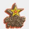 Anya Hindmarch Superstar Sticker 1 Anya Hindmarch Superstar Sticker -Fashion Bag Shop Stickers Superstar in Pale Gold Metallic Capra 1