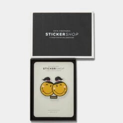 Anya Hindmarch Gemini Zodiac Sticker -Fashion Bag Shop Stickers Zodiac Gemini Wink in Mustard Capra 4