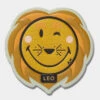 Anya Hindmarch Leo Zodiac Sticker -Fashion Bag Shop Stickers Zodiac Leo Wink in Mustard Capra 1