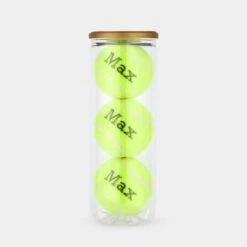 Anya Hindmarch Bespoke Tennis Balls -Fashion Bag Shop Tennisball FRONT Max