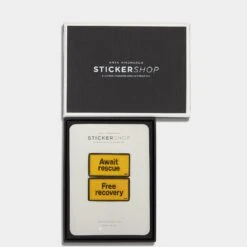 Anya Hindmarch Free Recovery Leather Stickers -Fashion Bag Shop stickers await rescuefree recovery in mustard capra 5