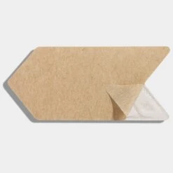 Anya Hindmarch Chevron Leather Sticker -Fashion Bag Shop stickers chevron in mustard metallic capra 3